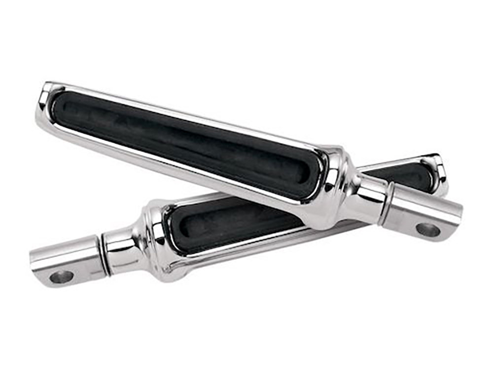 Performance Machine Contour Footpegs with Universal Male Mount – Chrome.