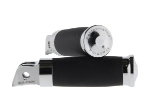 Performance Machine Contour Rubber Wrapped Footpegs – Chrome. Fits Softail 2018up Front Rider Performance Machine Contour Rubber Wrapped Footpegs – Chrome. Fits Softail 2018up Front Rider