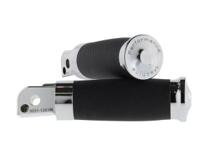 Performance Machine Contour Rubber Wrapped Footpegs – Chrome. Fits Softail 2018up Rear Passenger Performance Machine Contour Rubber Wrapped Footpegs – Chrome. Fits Softail 2018up Rear Passenger