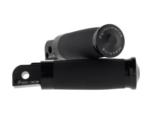 Performance Machine Contour Rubber Wrapped Footpegs – Black. Fits Softail 2018up Rear Passenger Performance Machine Contour Rubber Wrapped Footpegs – Black. Fits Softail 2018up Rear Passenger