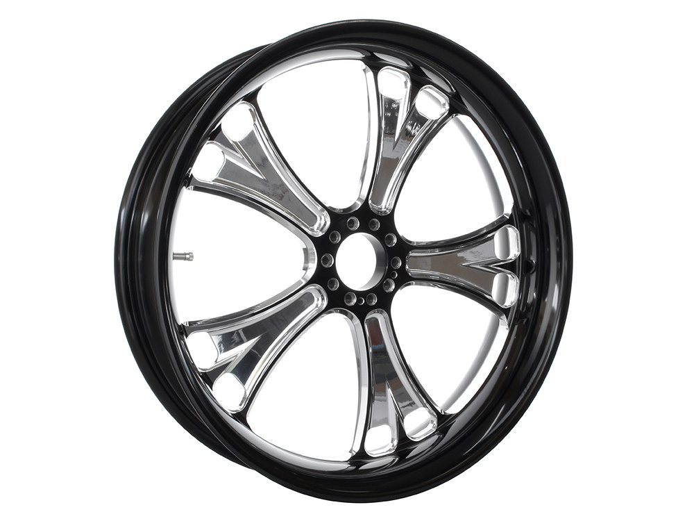 Performance Machine 18in. x 4.25in. wide Gasser Wheel – Black Contrast Cut Platinum.