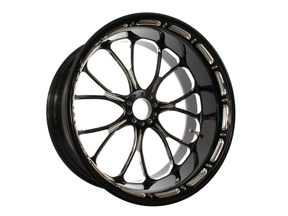 Performance Machine 18in. x 8.50in. wide Heathen Wheel – Black Contrast Cut Platinum.