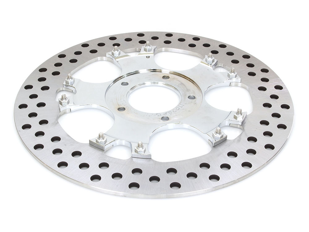 Performance Machine 11.8in. Left Hand Front & Right Hand Front Gasser & Luxe Disc Rotor – Chrome. Fits Softail 2015up, Touring 2008up, Dyna 2006-2017 & Sportster 2014-2021