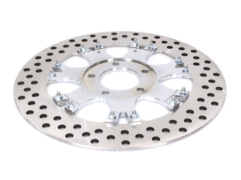 Performance Machine 11.8in. Right Hand Rear Heathen & Paramount Disc Rotor – Chrome. Fits Touring 2008up.