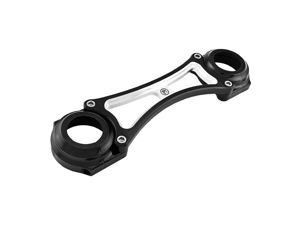 Performance Machine Fork Brace – Black Contrast Cut. Fits FXST 1984-2015, Dyna Wide Glide 1993-2005, FXWG 1984-1986 Models with 41mm Forks.