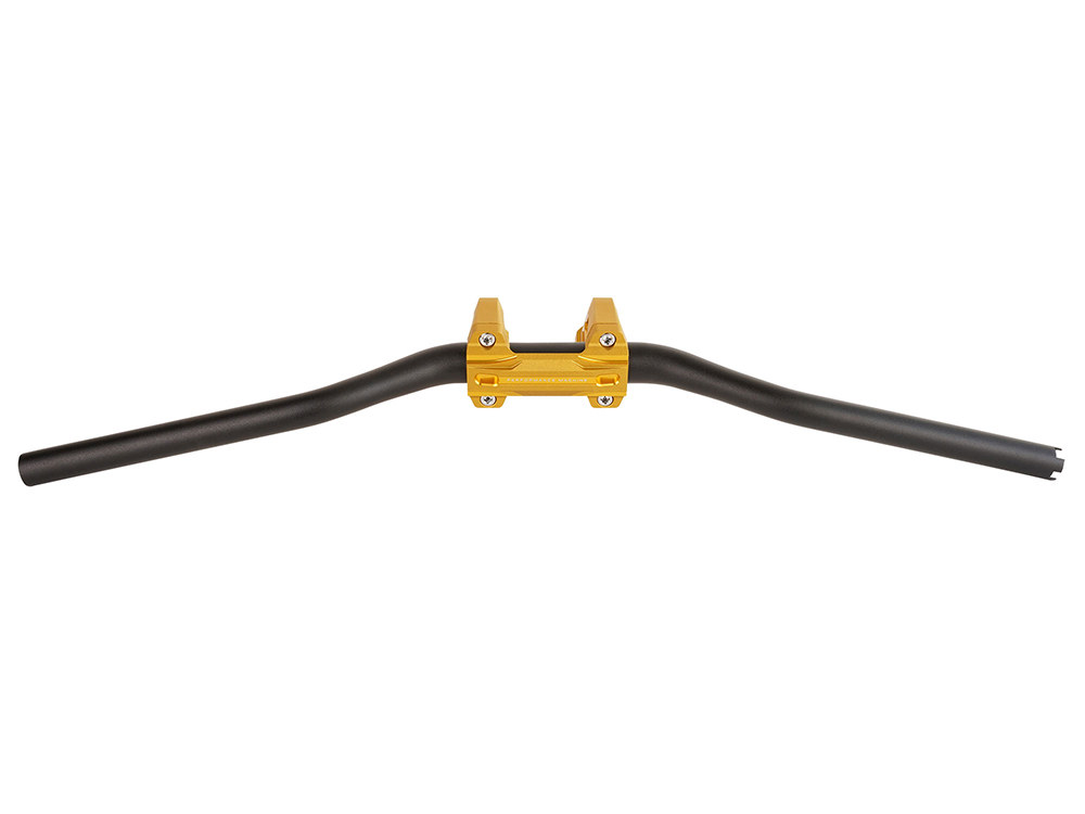 Performance Machine 1-1/4in. Phatbar Handlebar and 9in. Riser Set – Gold Ops
