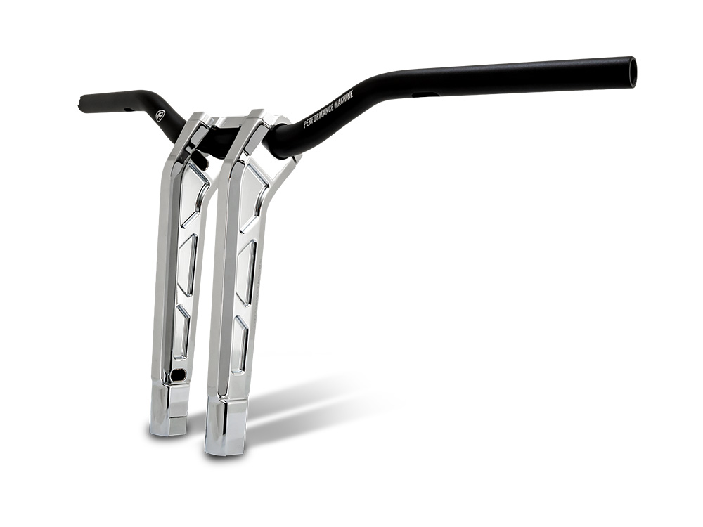 Performance Machine 1-1/4in. Phatbar Handlebar and 11.5in. Riser Set – Chrome
