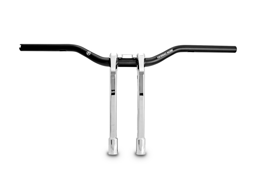 Performance Machine 1-1/4in. Phatbar Handlebar and 11.5in. Riser Set – Chrome