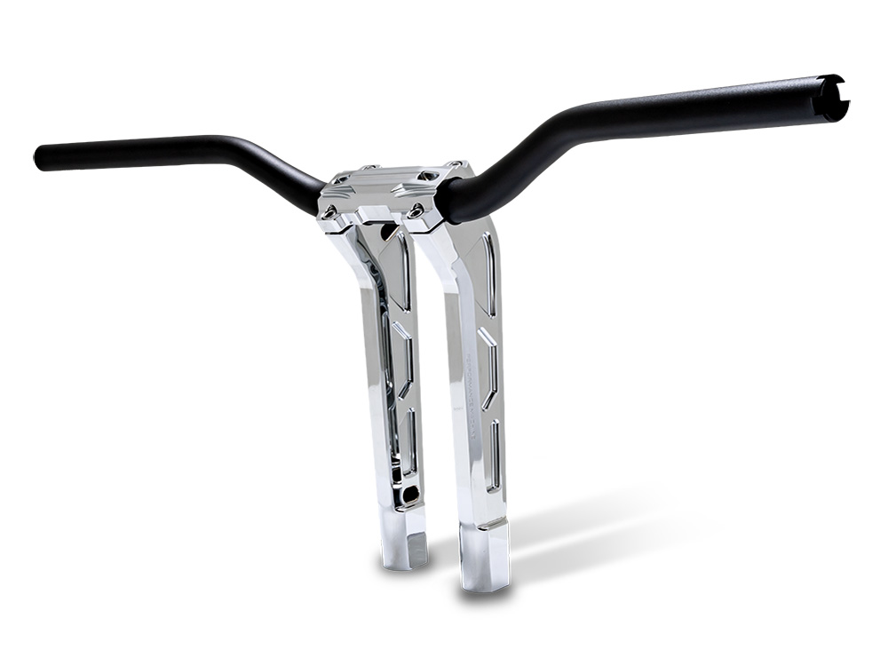 Performance Machine 1-1/4in. Phatbar Handlebar and 11.5in. Riser Set – Chrome