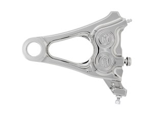 Performance Machine Right Hand Rear 4 Piston Caliper & Mounting Bracket – Chrome. Fits Softail 2018up Performance Machine Right Hand Rear 4 Piston Caliper & Mounting Bracket – Chrome. Fits Softail 2018up