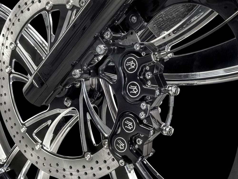 Performance Machine Performance Machine Caliper 8Pist; LHF Dual, 16in. DiscBlk