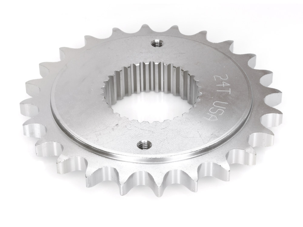 PBI Sprockets 24 Tooth 0.300 Offset Transmission Sprocket. Fits Softail 2007 Only with 200 Rear Tyre.