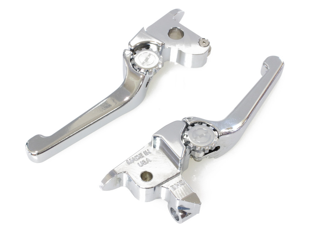 PSR Levers Adjustable Anthem Levers – Chrome. Fits Touring 2014-2016 With Hydraulic Clutch & V-Rod 2006-2017