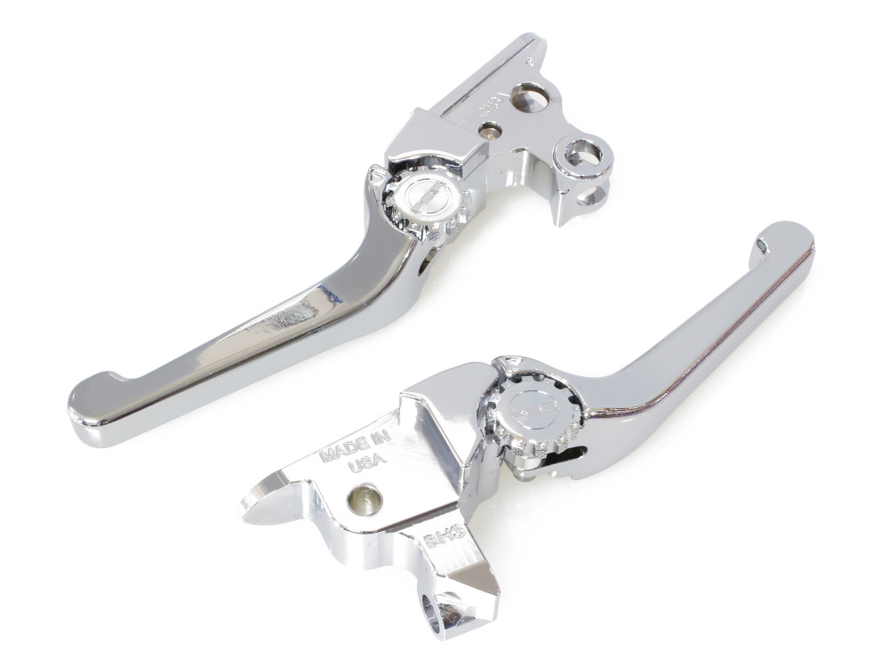 PSR Levers Adjustable Anthem Levers – Chrome. Fits Touring Most 2021-2024 with Cable Clutch