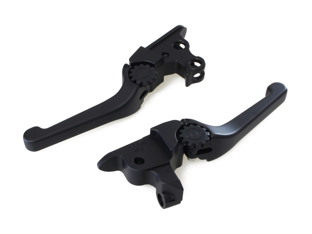 PSR Levers Adjustable Anthem Levers – Black. Fits Touring Most 2021-2024 with Cable Clutch