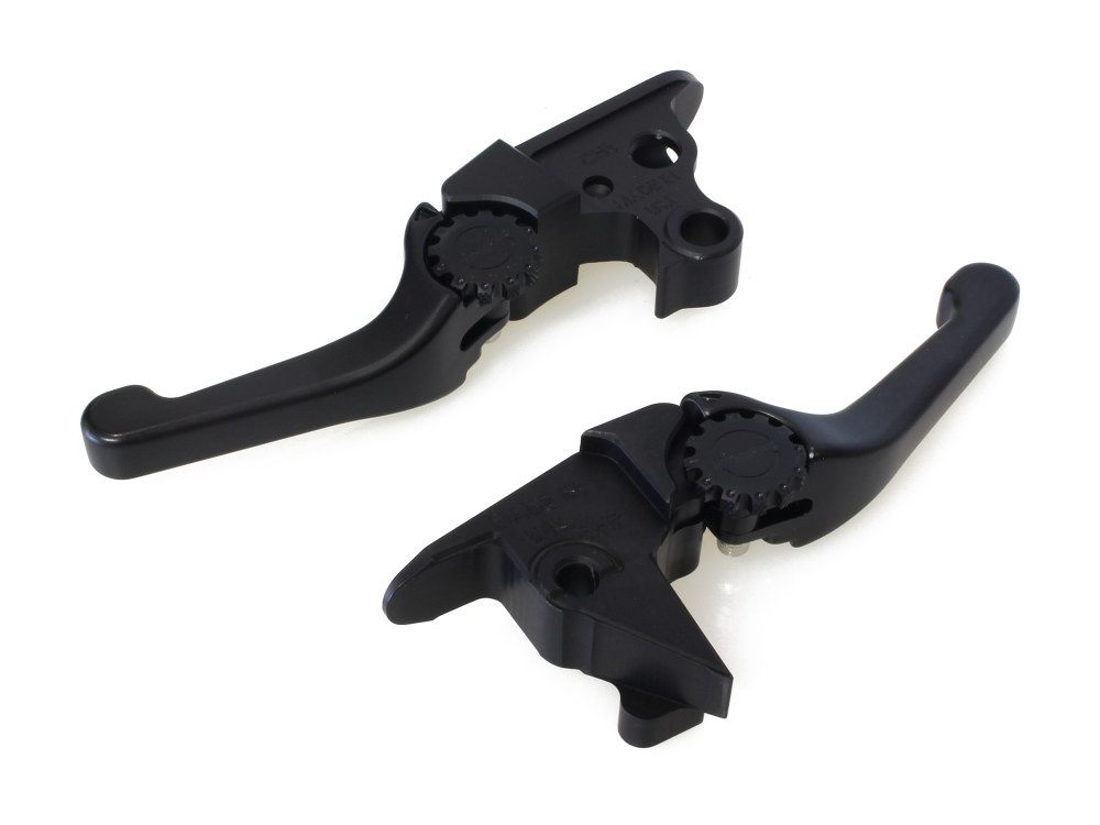 PSR Levers Adjustable Shorty Anthem Levers – Black. Fits Softail 2015-2024