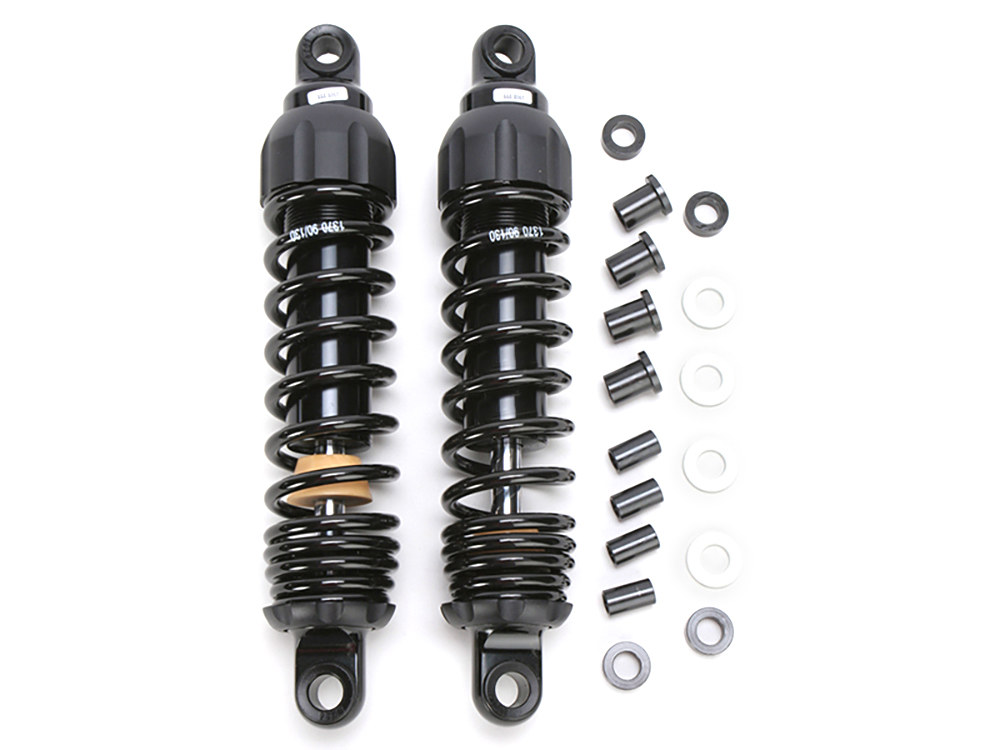 Progressive Suspension 444 Series, 11.5in. Standard Spring Rate Rear Shock Absorbers – Black. Fits Sportster 2004-2021