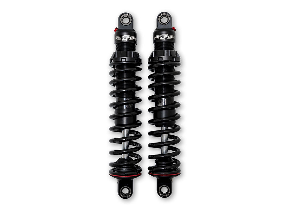 Progressive Suspension 494 Series, 12in. Rear Shock Absorbers – Black. Fits Sportster 1991-2021