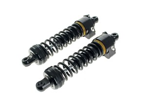 Progressive Suspension 944 Series with Quik Preload System, 13in. Standard Spring Rate Rear Shock Absorbers – Black. Fits Touring 1980up. Progressive Suspension 944 Series with Quik Preload System, 13in. Standard Spring Rate Rear Shock Absorbers – Black. Fits Touring 1980up.