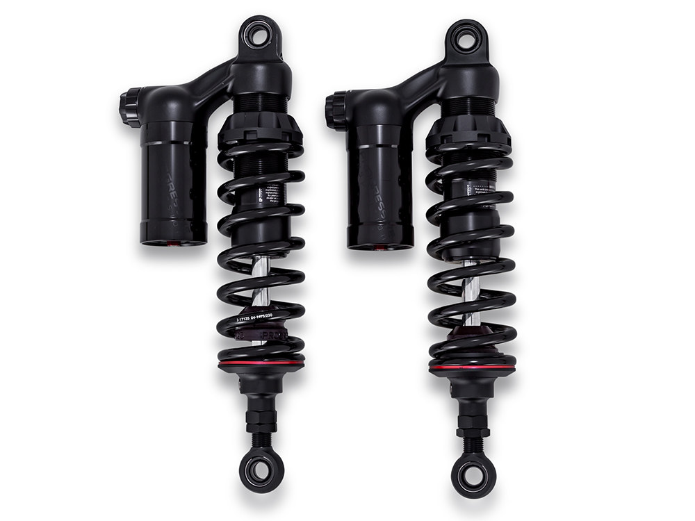 Progressive Suspension 990 Sport Series, 12.5in. Rear Shock Absorbers – Black. Fits Dyna 1991-2017.