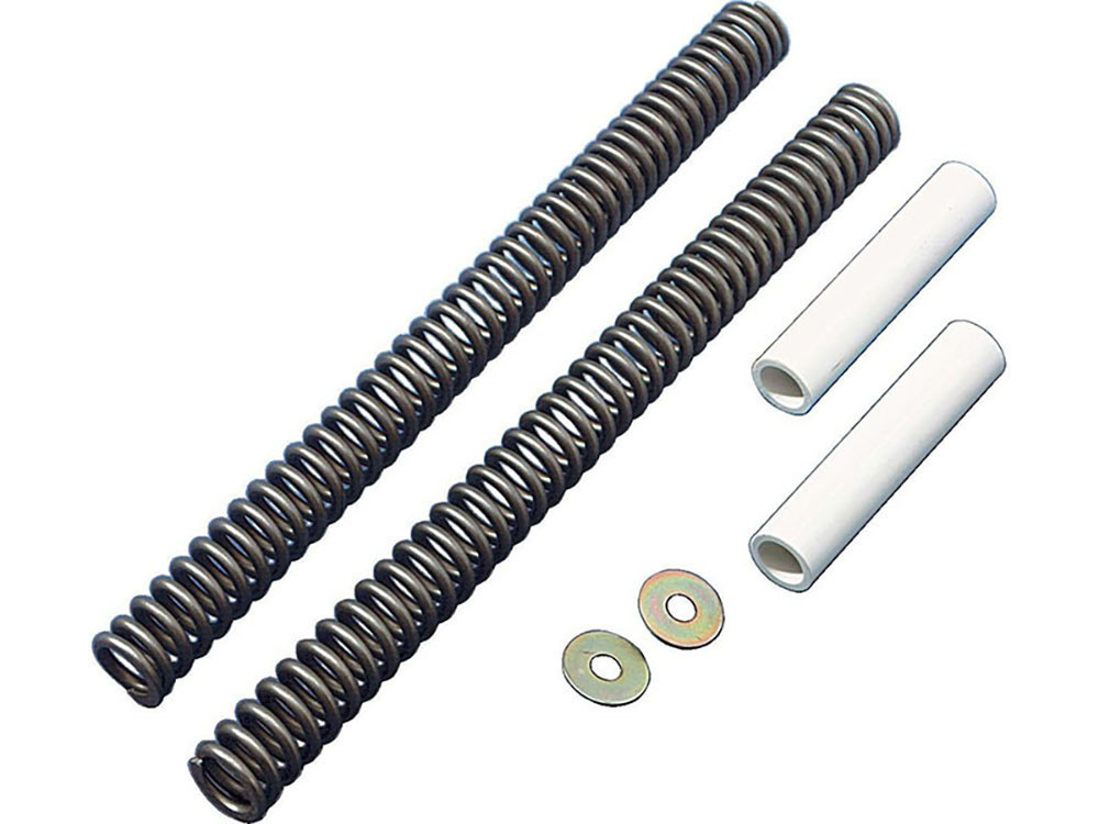 Progressive Suspension Standard Duty 41mm Fork Spring Kit. Fits Softail 1984-2017, FL 1949-2013, Dyna Wide Glide 1993-2005 & FXWG 1980-1986.