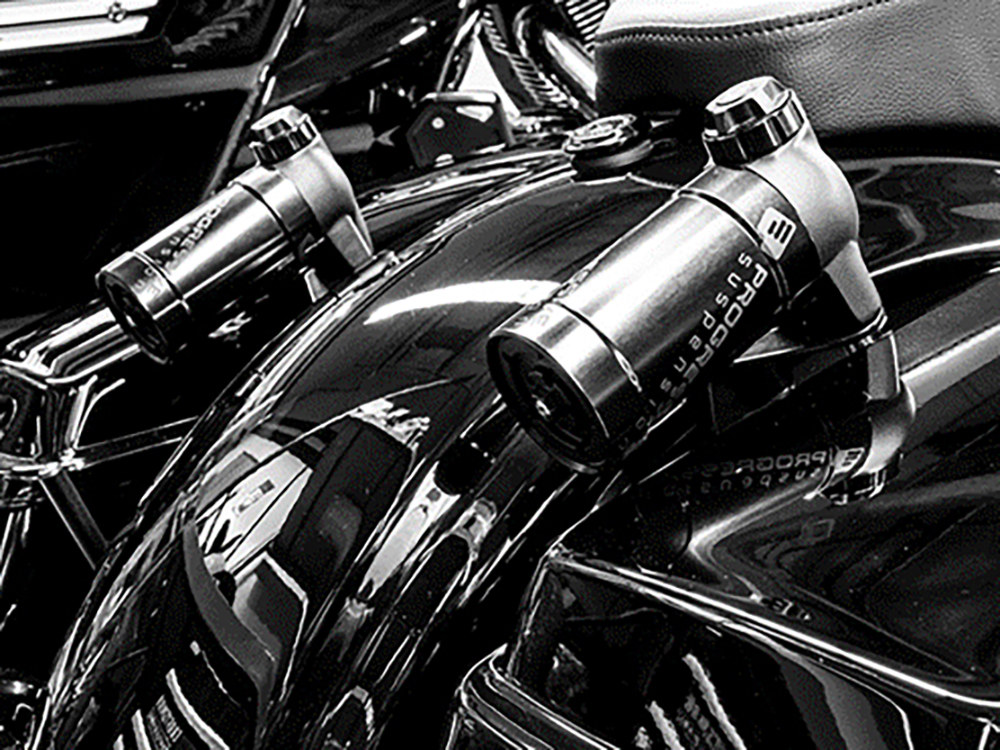 Progressive Suspension Remote Reservoir External Top Mounting Bracket Kit. Fits Touring 2014up.