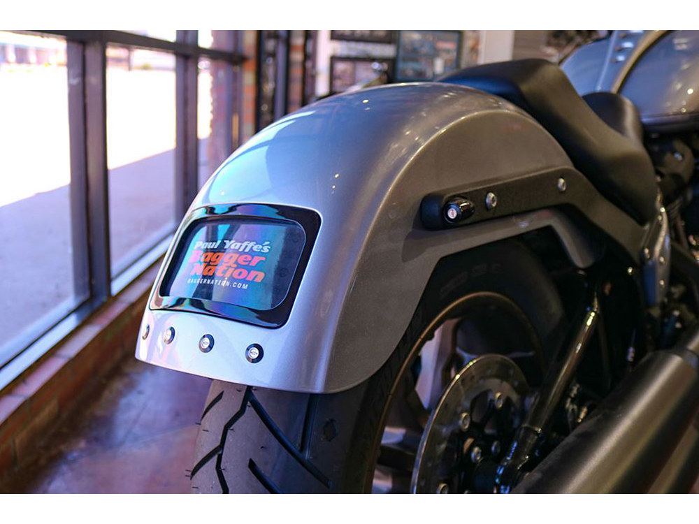 Bagger Nation The Fix Custom Rear Fender with 4 LED Brake Lights. Fits Softail Low Rider 2018-2020, Low Rider S 2020up & Low Rider ST 2022up