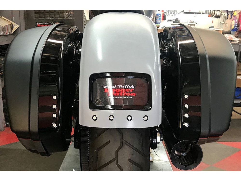 Bagger Nation The Fix Custom Rear Fender with 4 LED Brake Lights. Fits Softail Sport Glide 2018-2024