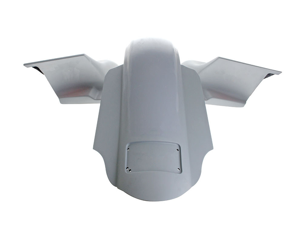 Bagger Nation 3 Piece Stretched Rear Fender and Side Cover Kit. Fits Touring 2014up with Factory Stretched Saddlebags