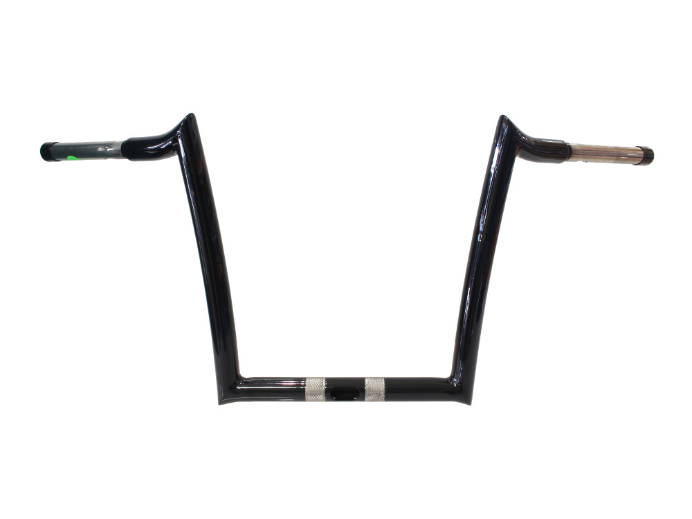 Bagger Nation 12in. x 1-1/4in. OEM Monkey Handlebar – Gloss Black. Fits Road Glide 2015-2023