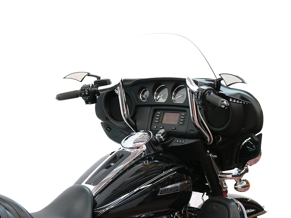 Bagger Nation 10in. x 1-1/4in. Bagger Monkey Handlebar – Black. Fits Ultra Models 1996-2024 and Street Glide 1996-2023