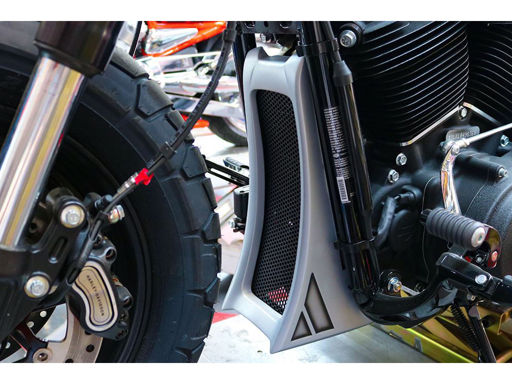 Bagger Nation Stash Chin Spoiler – Fiberglass. Fits Softail 2018up.
