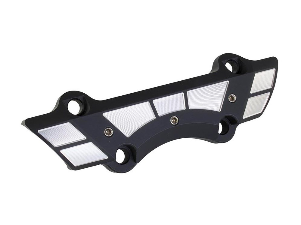 H/Bar Top Clamp; Weld Wing Blk