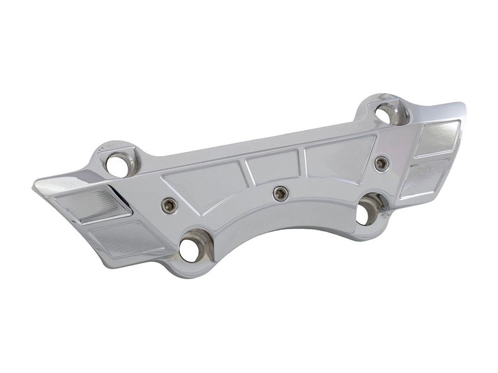 H/Bar Top Clamp; Weld Wing Chr