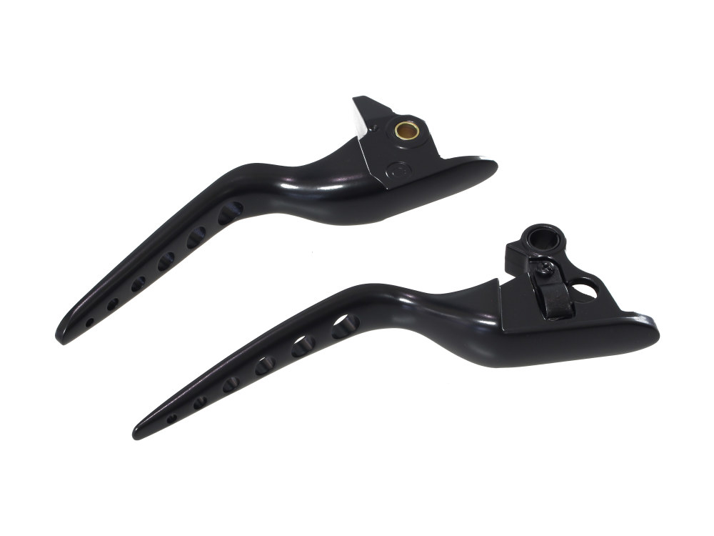 Bagger Nation Racing Levers – Black. Fits Softail 2018-2024