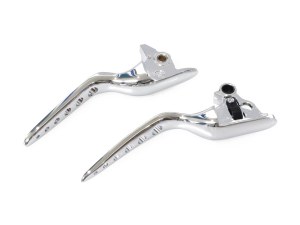 Bagger Nation Racing Levers – Chrome. Fits Softail 2018-2024 Bagger Nation Racing Levers – Chrome. Fits Softail 2018-2024