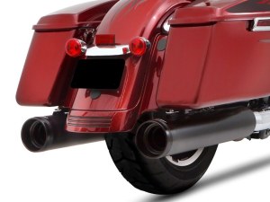 RINEHART EXHAUST 4-1/2in. DBX45 Slip-On Mufflers – Black with Black End Caps. Fits Touring 2017up. RINEHART EXHAUST 4-1/2in. DBX45 Slip-On Mufflers – Black with Black End Caps. Fits Touring 2017up.
