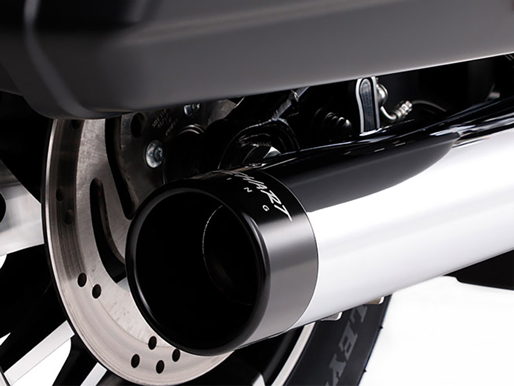 Muffler; FLSB%2718-24 Chr w/Blk End