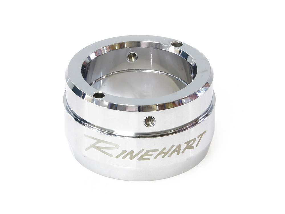 RINEHART EXHAUST Rinehart End Cap – Chrome. Fits 3.5in. Mufflers.