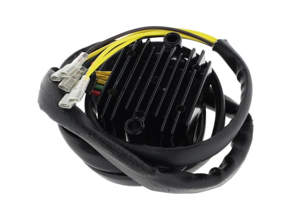 Ricks Motorsport Electrics Regulator/Rectifier – Black. Fits BMW 600-1000cc 1970-1998.