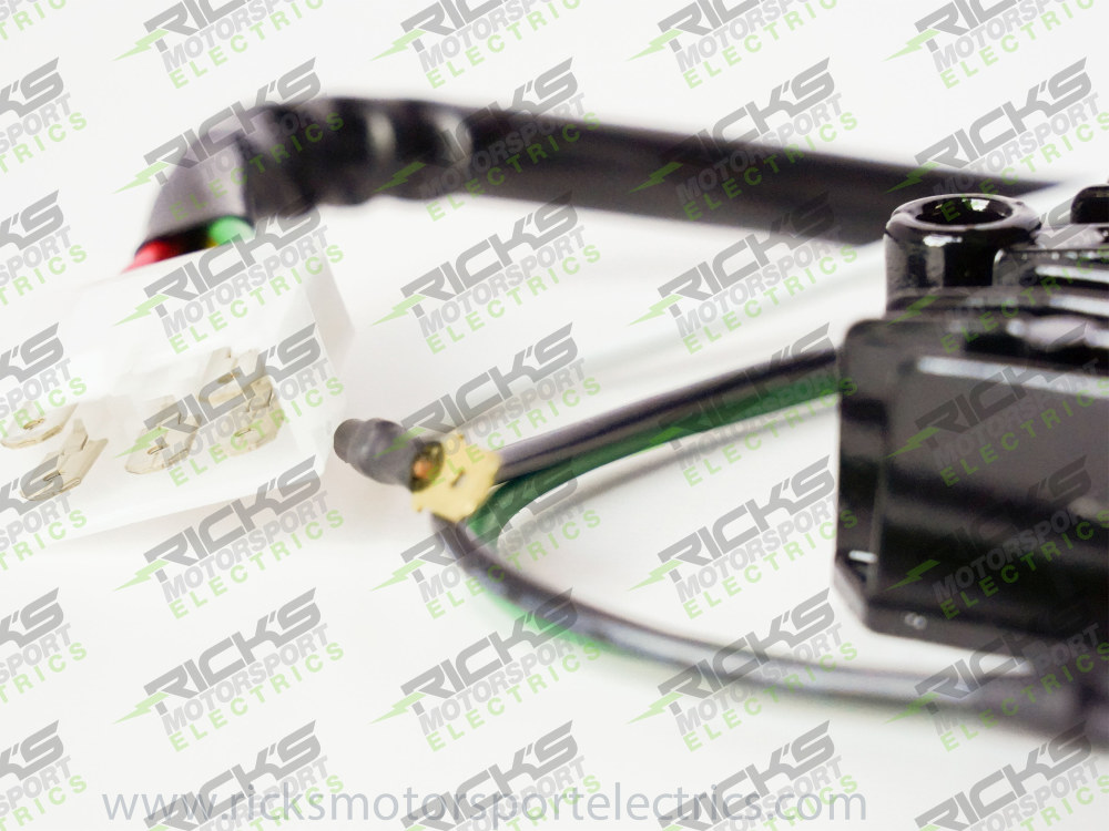 Ricks Motorsport Electrics Regulator/Rectifier – Black. Fits Honda CB350-750cc 1969-1978.