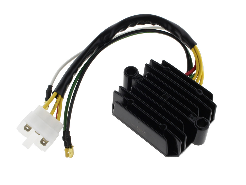 Ricks Motorsport Electrics Regulator/Rectifier – Black. Fits Honda CB350-750cc 1969-1978.