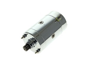 Rollies Speed Shop 1.0kw Hitachi Starter Motor – Chrome. Fits Most Big Twin 1970-1988 & Sportster 1974-1976 Rollies Speed Shop 1.0kw Hitachi Starter Motor – Chrome. Fits Most Big Twin 1970-1988 & Sportster 1974-1976