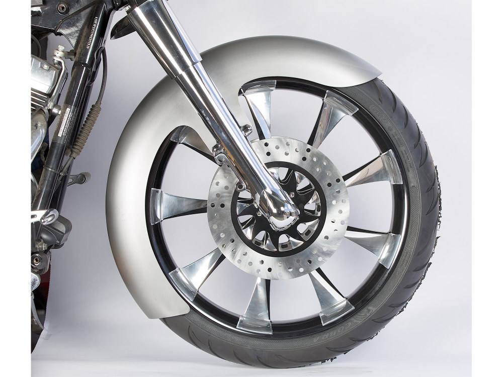 RWD V-Twin 5-1/2in. wide, Straight Cut LS-2 Front Fender. Fits Most Touring 2014-2024 with 21in. Front Wheel.