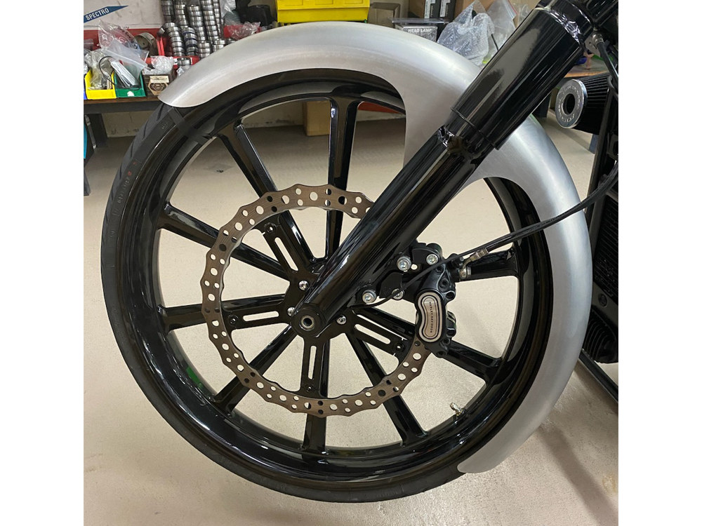 RWD V-Twin 6in. wide, Straight Cut LS-2 Front Fender. Fits Breakout 2013up with 26in. Front Wheel.