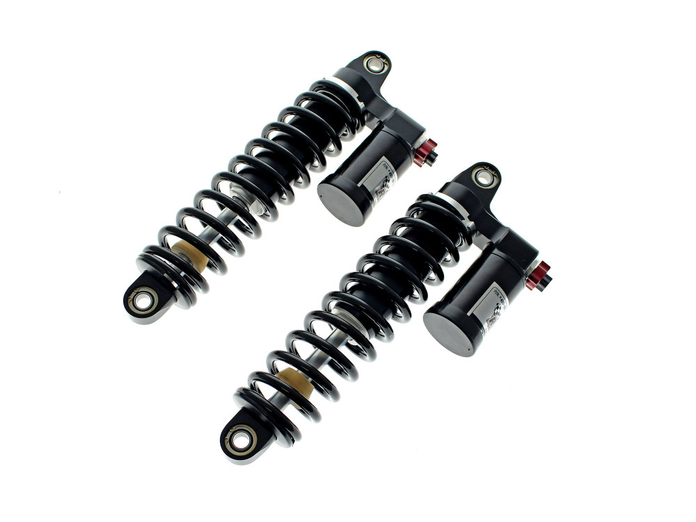 RWD V-Twin 13in. RS-2 Piggyback Rear Shock Absorbers – Black. Fits Touring 1999up.