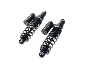 RWD V-Twin 13in. RS-2 Heavy Duty Piggyback Rear Shock Absorbers – Black. Fits Dyna 1991-2017. RWD V-Twin 13in. RS-2 Heavy Duty Piggyback Rear Shock Absorbers – Black. Fits Dyna 1991-2017.