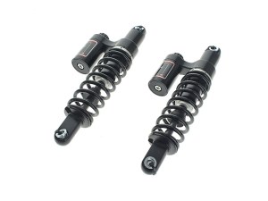 RWD V-Twin 14in. RS-2 Heavy Duty Piggyback Rear Shock Absorbers – Black. Fits Dyna 1991-2017. RWD V-Twin 14in. RS-2 Heavy Duty Piggyback Rear Shock Absorbers – Black. Fits Dyna 1991-2017.