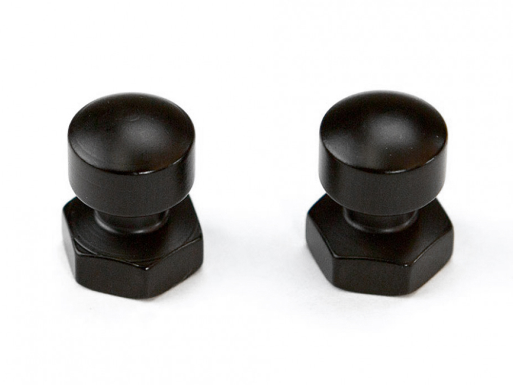 SADDLEMEN SEATS Seat Mounting Nuts 1/4-20 Black