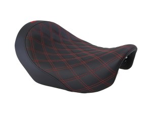SADDLEMEN SEATS Renegade LS Solo Seat with Red Double Diamond Stitch. Fits Dyna 2006-2017. SADDLEMEN SEATS Renegade LS Solo Seat with Red Double Diamond Stitch. Fits Dyna 2006-2017.